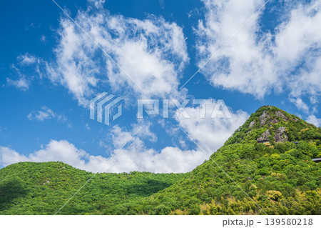 新緑の赤神山（太郎坊山）　滋賀県東近江市 139580218