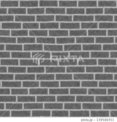 Dark Grey Brick Wall with Highlighted Mortar Dark Grey Brick Wall with Highlighted Mortar 139580351