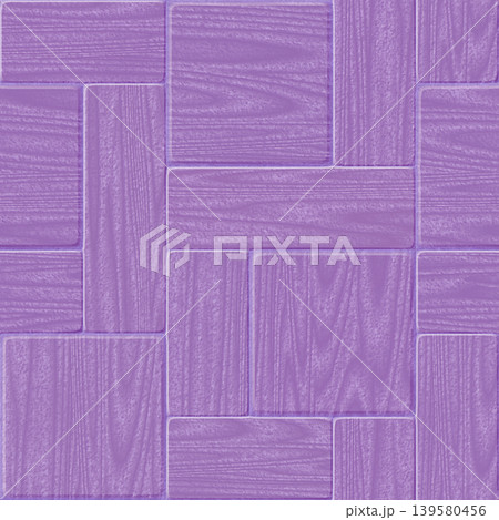 Purple Crisscross Wood Paving Tile Seamless Texture 139580456