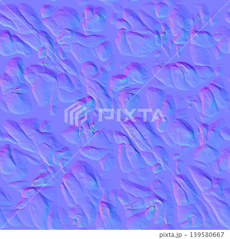 Organic Stone Pattern Normal Map for 3D Organic Stone Pattern Normal Map for 3D 139580667