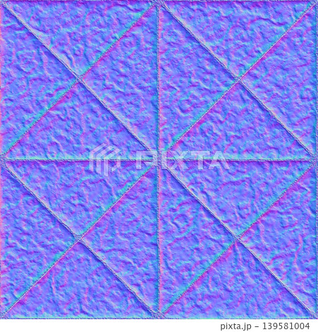 Rugged Triangular Stone Surface Normal Map 139581004