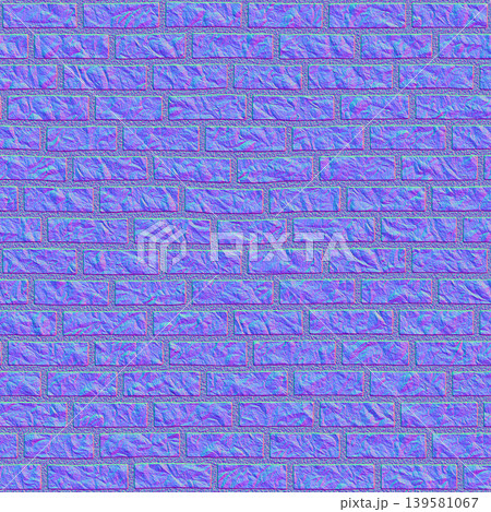 Industrial Weathered Stone Brick Normal Map Texture Industrial Weathered Stone Brick Normal Map Texture 139581067