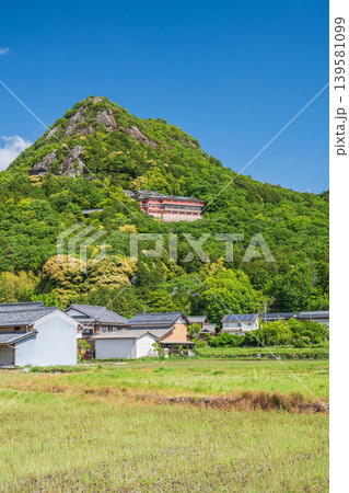 新緑の赤神山(太郎坊山) 滋賀県東近江市 新緑の赤神山(太郎坊山) 滋賀県東近江市 139581099