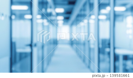 Blurred abstract background modern narrow office corridor glass door corporate business interior empty space hallway professional workplace bright blue company design backdrop defocus indoor Blurred abstract background modern narrow office corridor glass door corporate business interior empty space hallway professional workplace bright blue company design backdrop defocus indoor 139581661