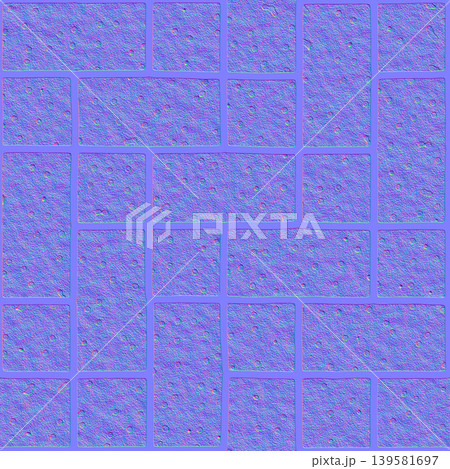 Paving Stone Texture Normal Map for 3D Modeling Paving Stone Texture Normal Map for 3D Modeling 139581697