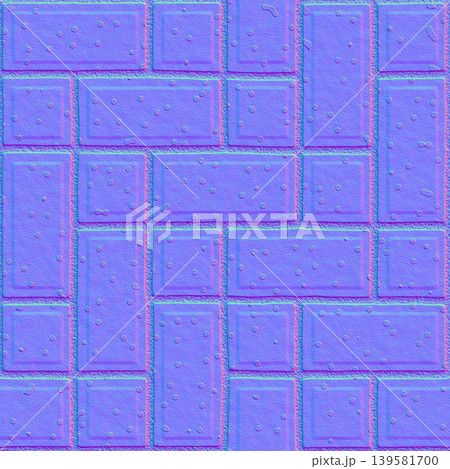 Outdoor Stone Tile Pavement Normal Map 139581700