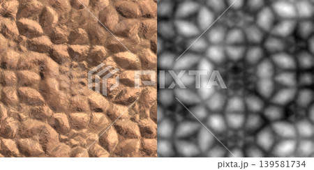 Hammered Copper Texture Map Pack for Shadersのイラスト素材 [139581734] - PIXTA