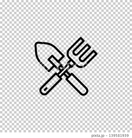 Trowel and Fork Gardening Tools Trowel and Fork Gardening Tools 139581939