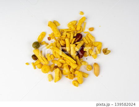 Khatta meetha namkeen textured background Khatta meetha namkeen textured background 139582024