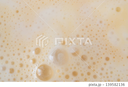 Coffee milkshake texture closeup 139582136