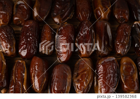 Macro close-up dry date pattern 139582368