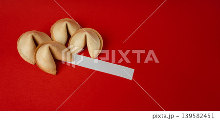 Fortune cookies, lucky Chinese biscuits set Fortune cookies, lucky Chinese biscuits set 139582451