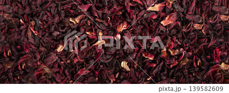 Dry Hibiscus Tea Pattern Dry Hibiscus Tea Pattern 139582609