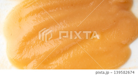 Applesauce texture, fruit puree, apple sauce Applesauce texture, fruit puree, apple sauce 139582674