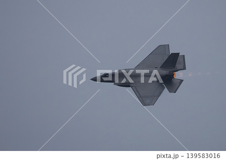 F-35Cによるデモフライト F-35Cによるデモフライト 139583016