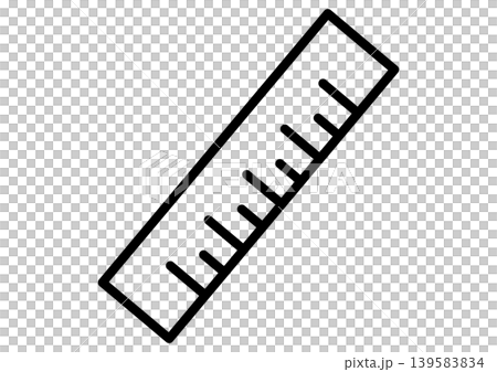 Ruler icon, measuring tool, stationery, measurement, vector illustration Ruler icon, measuring tool, stationery, measurement, vector illustration 139583834