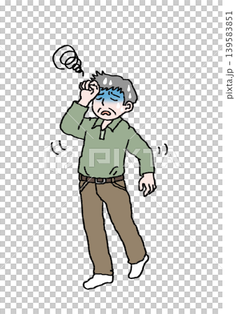Stumbling elderly man 139583851