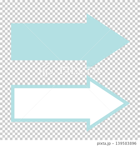 A simple set of light blue arrows pointing to the right. A simple set of light blue arrows pointing to the right. 139583896