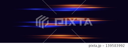 Dynamic light trails forming abstract speed lines and data stream concept Dynamic light trails forming abstract speed lines and data stream concept 139583992