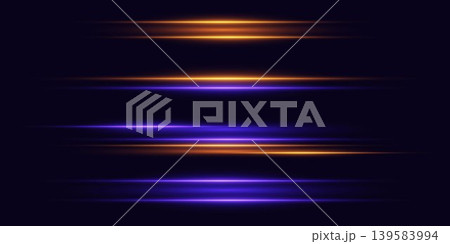 Abstract glowing lines creating speed light effect on dark background Abstract glowing lines creating speed light effect on dark background 139583994