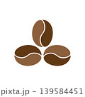 Espresso logo minimalist bean shape 139584451