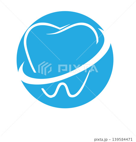 Healthy teeth logo simple icon Healthy teeth logo simple icon 139584471