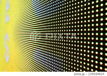 LED Technology, close up LED screen showing bright light abstract background LED Technology, close up LED screen showing bright light abstract background 139584624