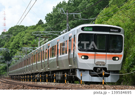 新緑の中央西線を行く315系電車C13編成 区間快速中津川行 新緑の中央西線を行く315系電車C13編成 区間快速中津川行 139584695