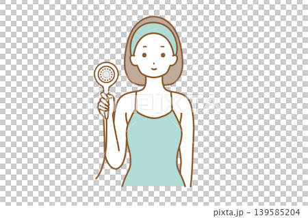 淋浴的女人 淋浴的女人 139585204
