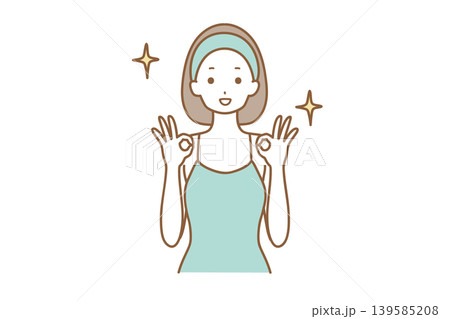 笑顔の女性 笑顔の女性 139585208