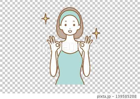 笑顔の女性 笑顔の女性 139585208