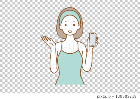 Woman with smartphone Woman with smartphone 139585219