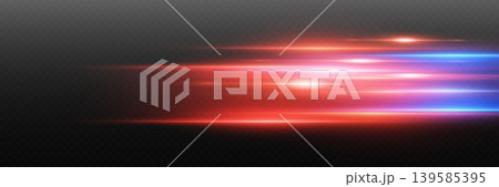 Light streaks creating dynamic motion and energy flow background 139585395
