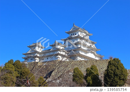 【姫路市】 姫路城 天守 国宝 世界遺産 【姫路市】 姫路城 天守 国宝 世界遺産 139585754
