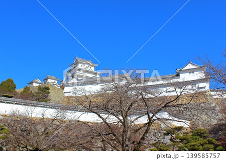 【姫路市】　姫路城　天守　国宝　世界遺産 139585757