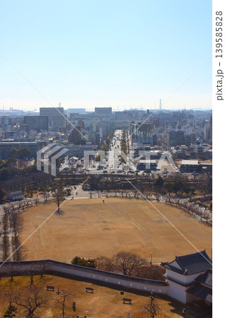 【姫路市】　姫路城　天守から姫路市内を望む　国宝　世界遺産 139585828