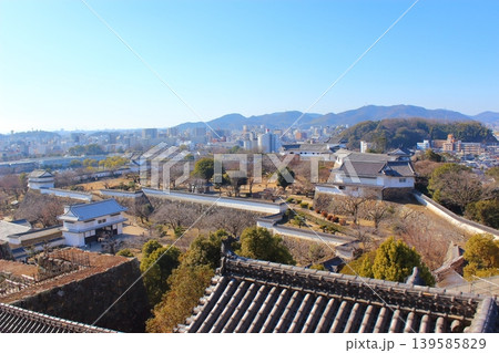 【姫路市】　姫路城　天守から西の丸を望む　国宝　世界遺産 139585829