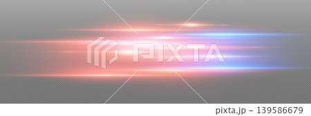 Speed light effect creating motion blur on a transparent background Speed light effect creating motion blur on a transparent background 139586679
