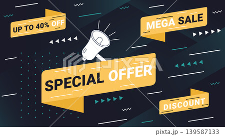 sale banner colorful modern design sale banner colorful modern design 139587133