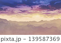 朝もやに霞む山並み 139587369