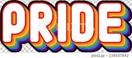 Pride month sticker Pride month sticker 139587842