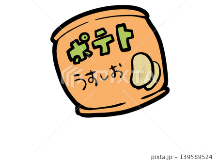 ポテトチップス　うすしお味 139589524