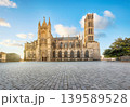 Limoges Cathedral on sunrise 139589528