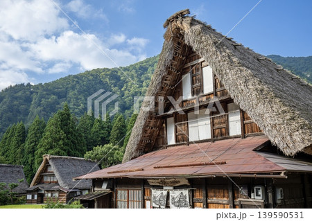 【世界文化遺産】南砺市、五箇山の合掌造り家屋 139590531