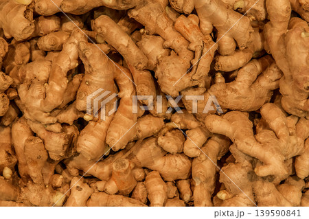 Ginger Roots Background Spices Ingredients Vegetables Organic Plants Medicine Raw Ginger Roots Background Spices Ingredients Vegetables Organic Plants Medicine Raw 139590841