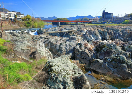 【兵庫県】晴天の闘竜灘(加古川) 【兵庫県】晴天の闘竜灘(加古川) 139591249