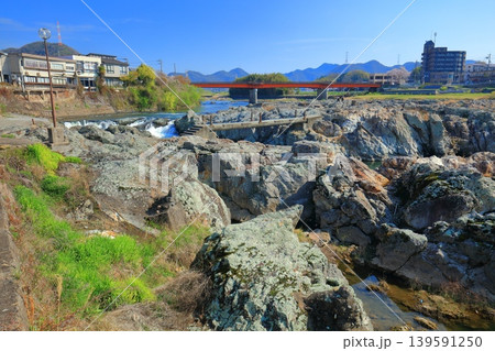 【兵庫県】晴天の闘竜灘(加古川) 【兵庫県】晴天の闘竜灘(加古川) 139591250