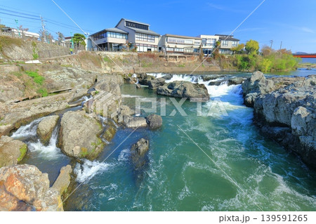 【兵庫県】晴天の闘竜灘(加古川) 【兵庫県】晴天の闘竜灘(加古川) 139591265