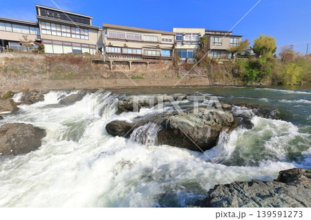 【兵庫県】晴天の闘竜灘(加古川) 【兵庫県】晴天の闘竜灘(加古川) 139591273