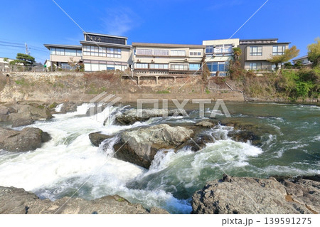 【兵庫県】晴天の闘竜灘(加古川) 【兵庫県】晴天の闘竜灘(加古川) 139591275